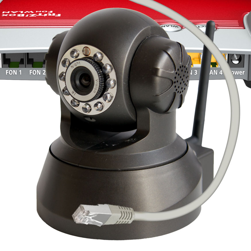 Die WLAN PIR Kamera vereint intelligent Video- und Alarmtechnik