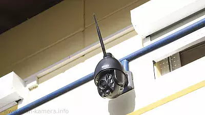 Überwachungskamera am Balkon