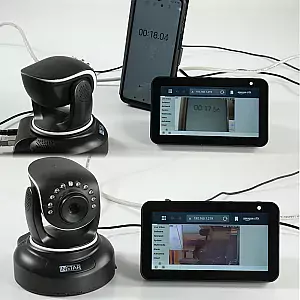 Alexa RTSP Überwachungskamera Video