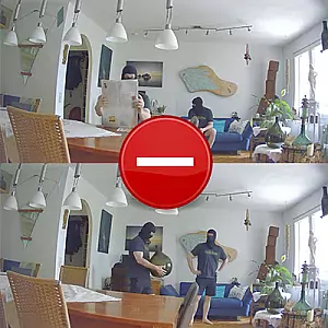 Wieso ruckelt das Video einer Überwachungskamera